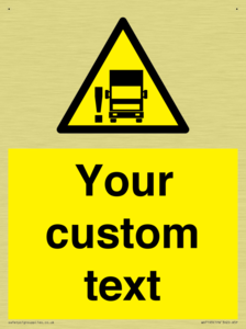 Custom warning blindspot